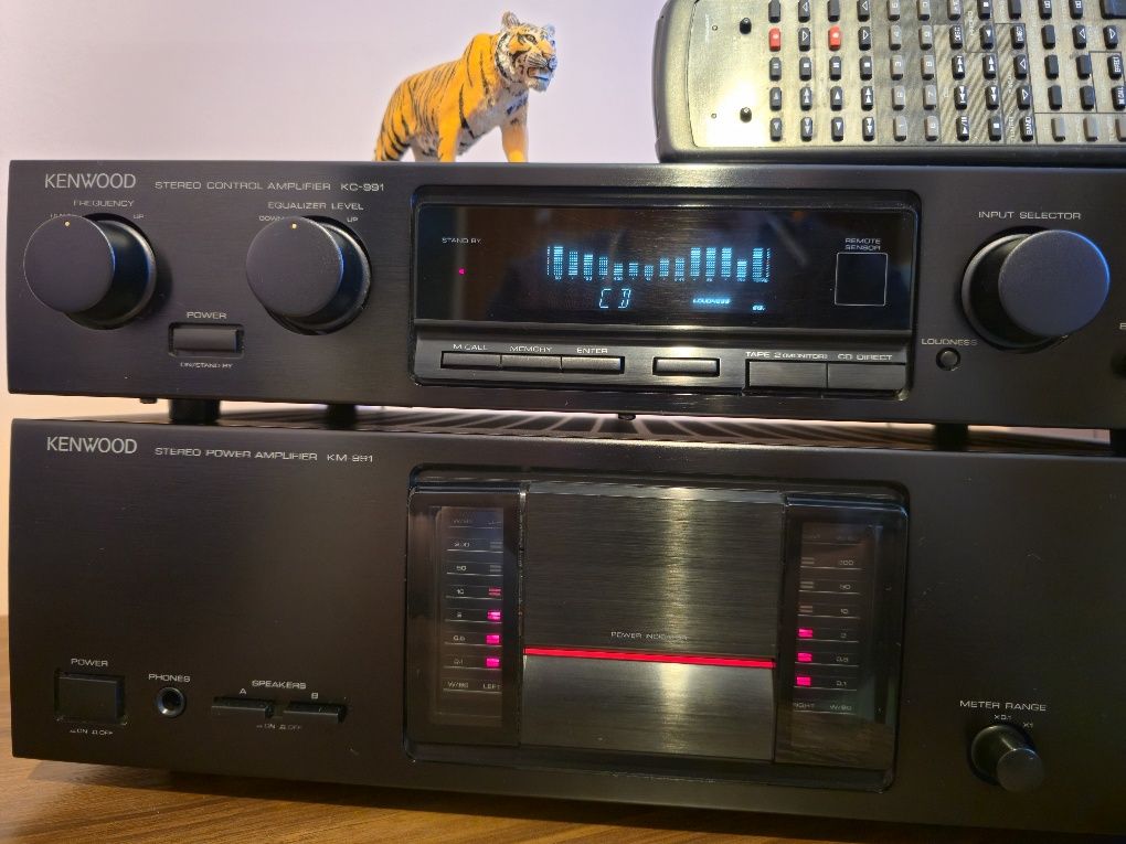 Kenwood KM-991/KC-991. Amplificator+pre. Bijuerie Hi-Fi. Preț fix !