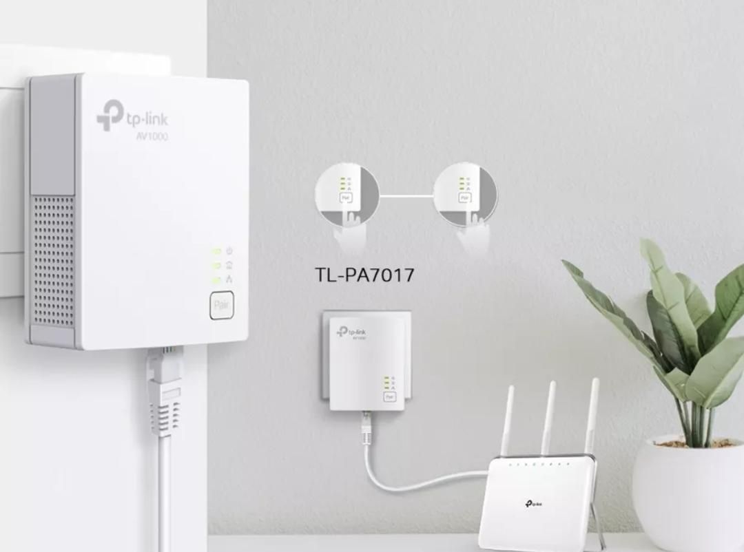 TL-PA7017 KIT.  Интернет передается по эл. проводам