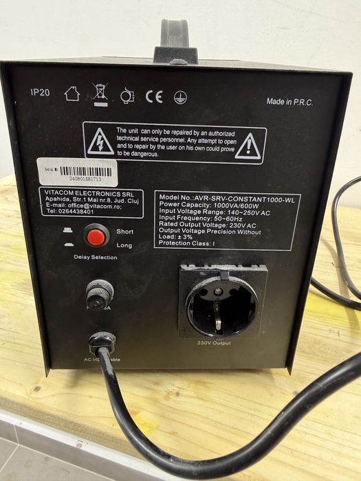 Stabilizator de tensiune Well Constant 1000