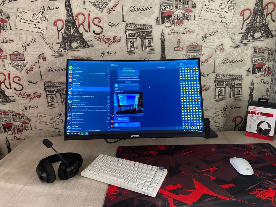 продам монитор ziffler 27 200hz изогнутый