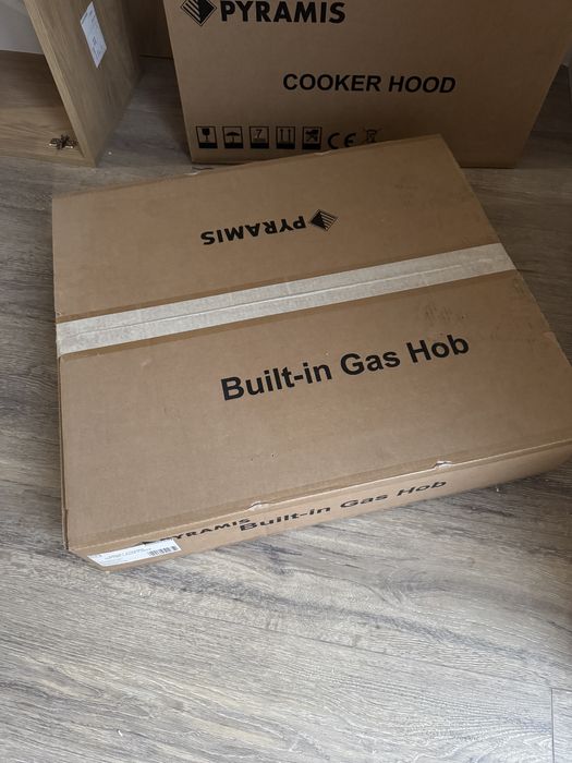 Plita sticla Gaz PYRAMIS Noua !!