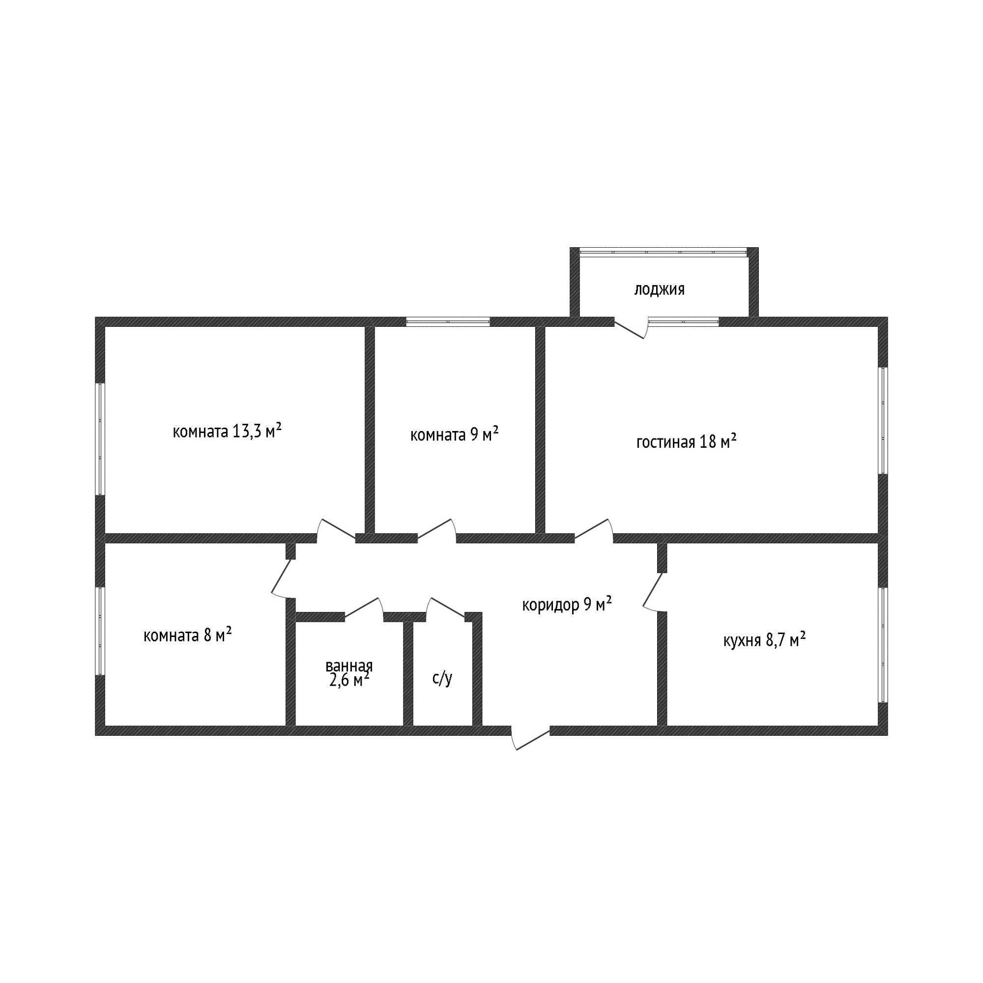 Продажа 4-комнатной квартиры р-он ЖД