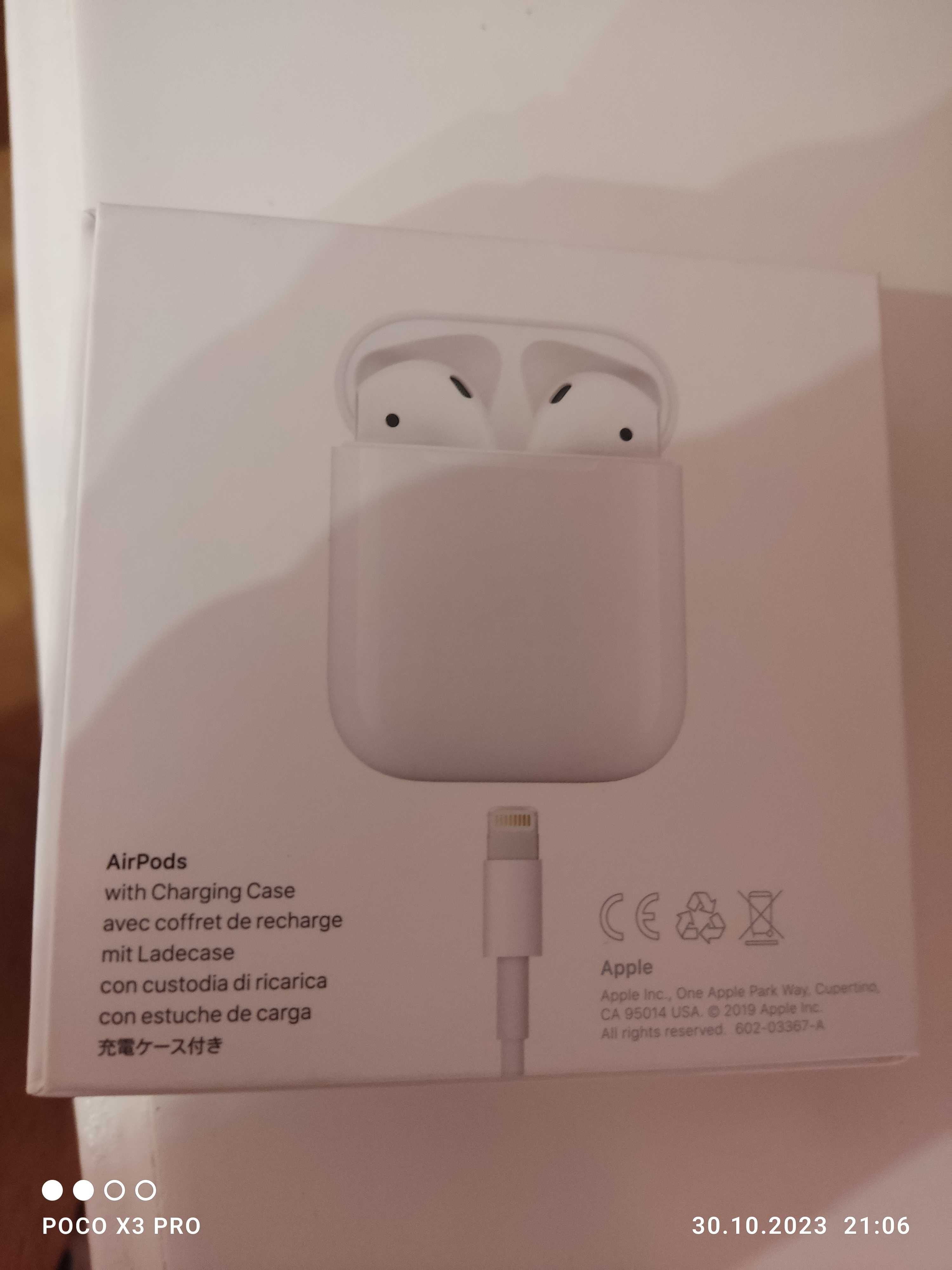 Безжични слушалки air pods 2 generation Apple