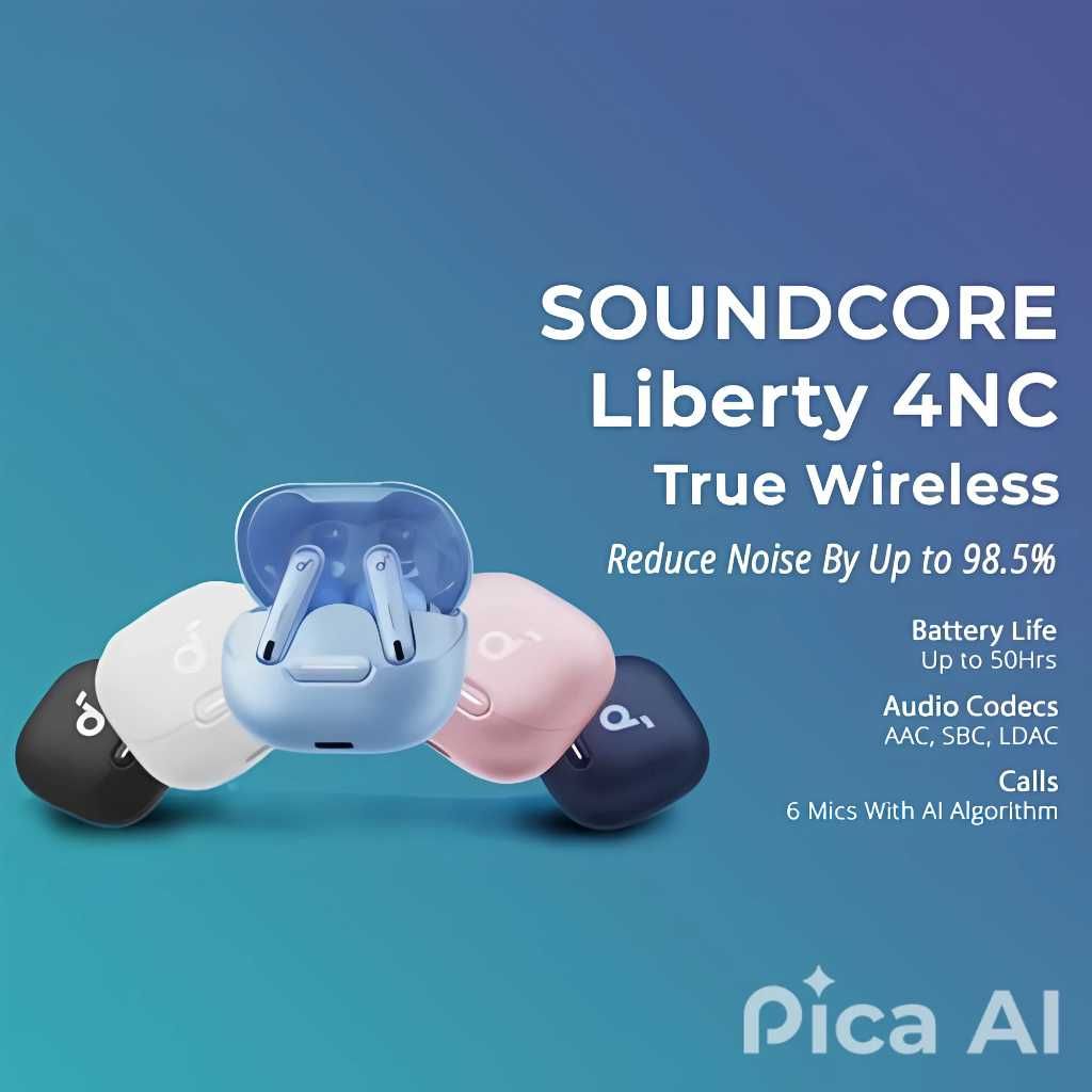 Soundcore Liberty 4 NC — TWS-наушники с 98.5% ANC. Есть доставка