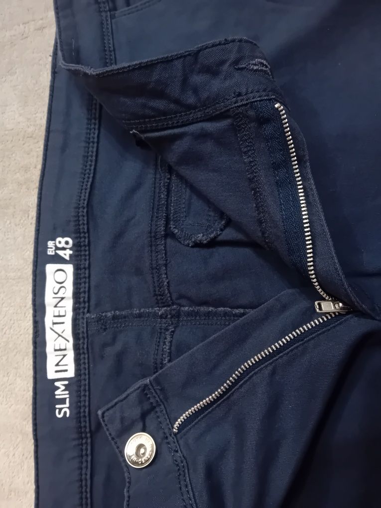 Pantaloni damă, Army, culoarea bleu-navy, mărimea 46-48, Inextenso