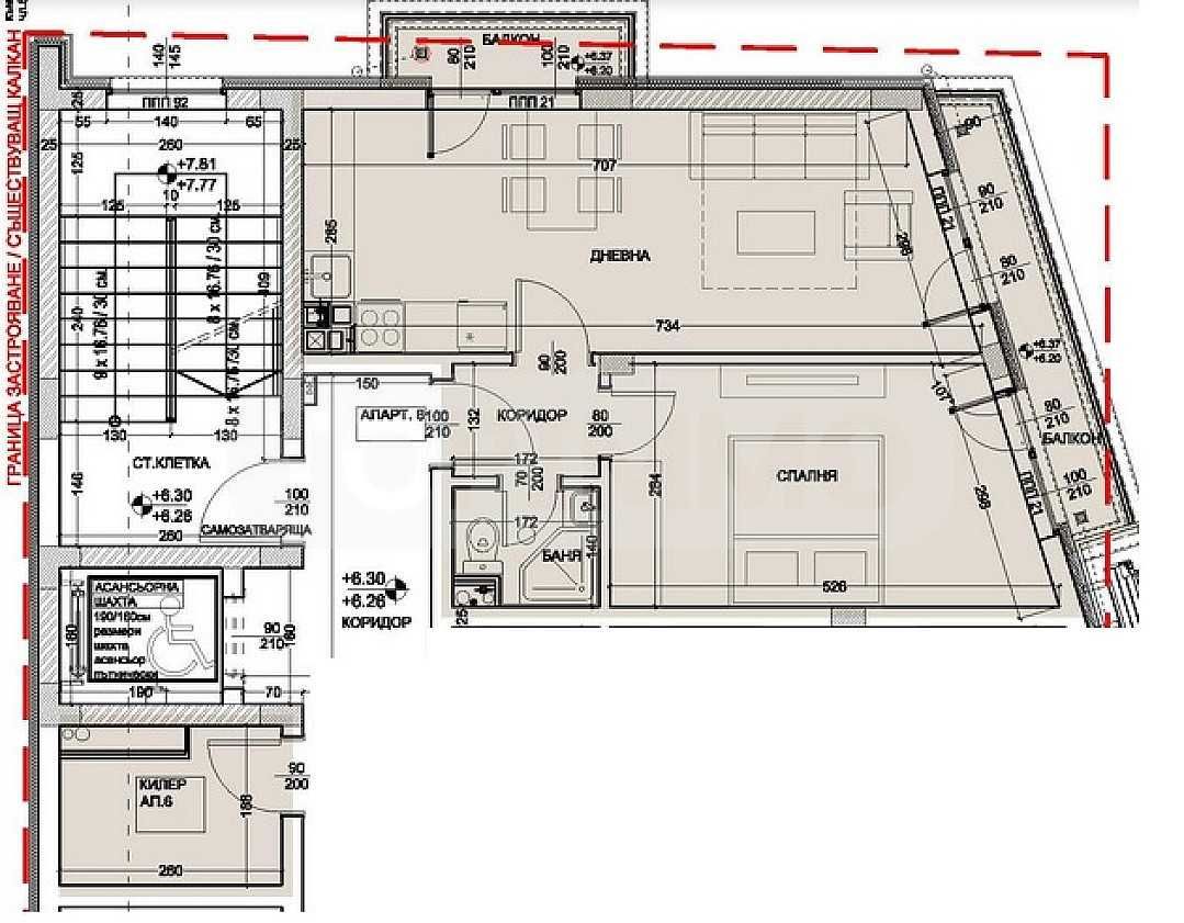 Продава се Двустаен апартамент в Варна, Левски - 67 кв.м за 1789 €/кв.м - Снимка #4