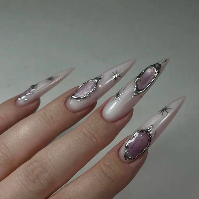 Модели на креативное наращивание ногтей