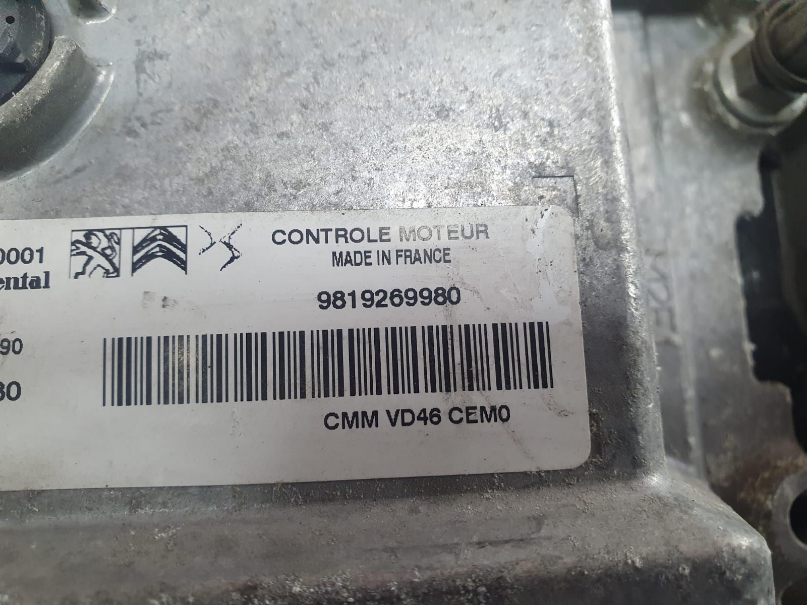 Calculator motor 9819269980 1.2 benzina HN01 Peugeot 308 T9 [facelift