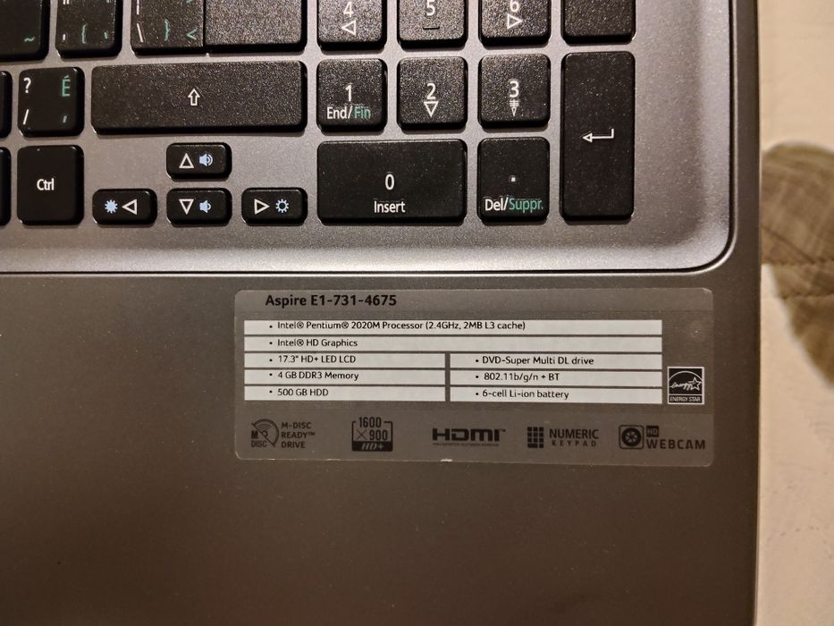Laptop Acer Aspire e1 731 4675
