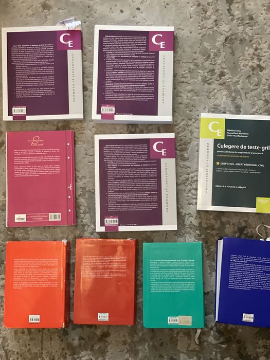 Pachet promovare garantata 100% examen Avocatua.Nu le vand separat.