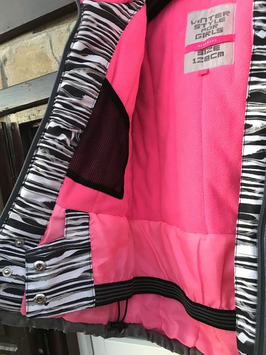 Детско зимно скиорско яке RESERVED + скиорски панталон 128