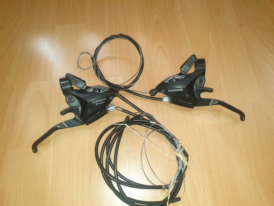 Accesorii bicicleta Manete frana Shimano Vbrake suport pahar si pipa