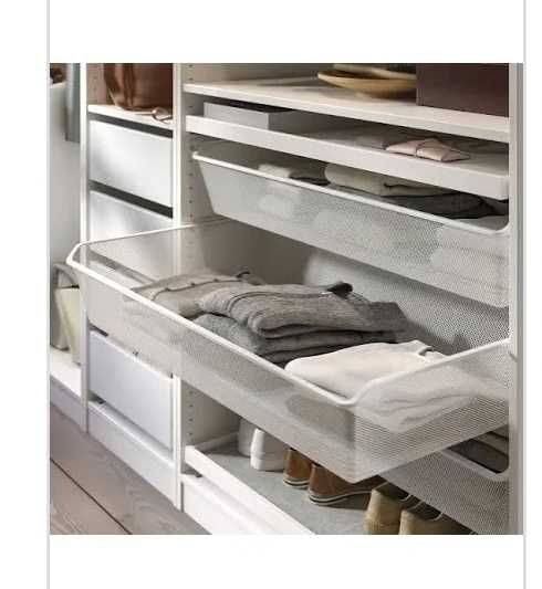 Cos, sertar, raft metalic pentru dulap 90x51