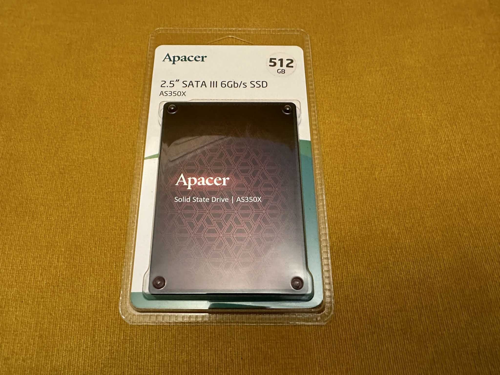 новый SSD 512 Gb Apacer AS350X