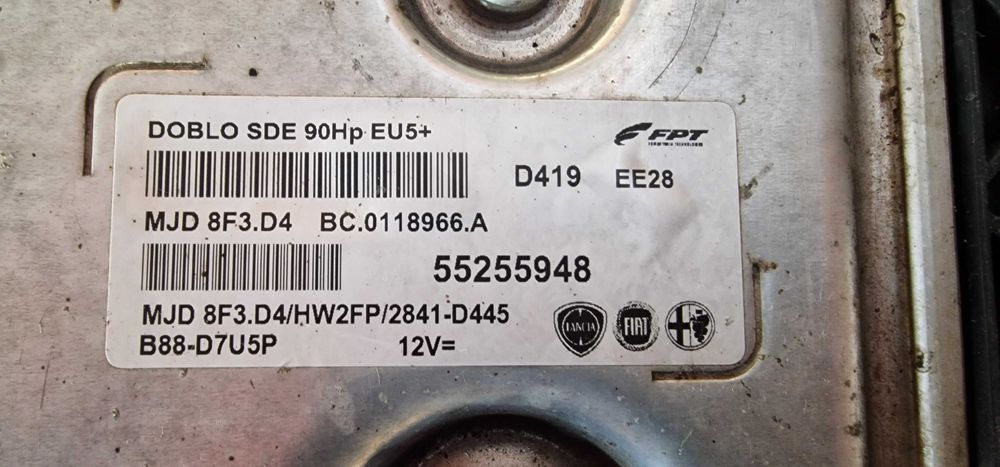 Calculator Motor Fiat Doblo 1.3 Multijet 90CP Euro 5 cod 55255948