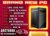 i5 4х ядерный SSD 120gb Отличный офисный ПК на DDR 8gb