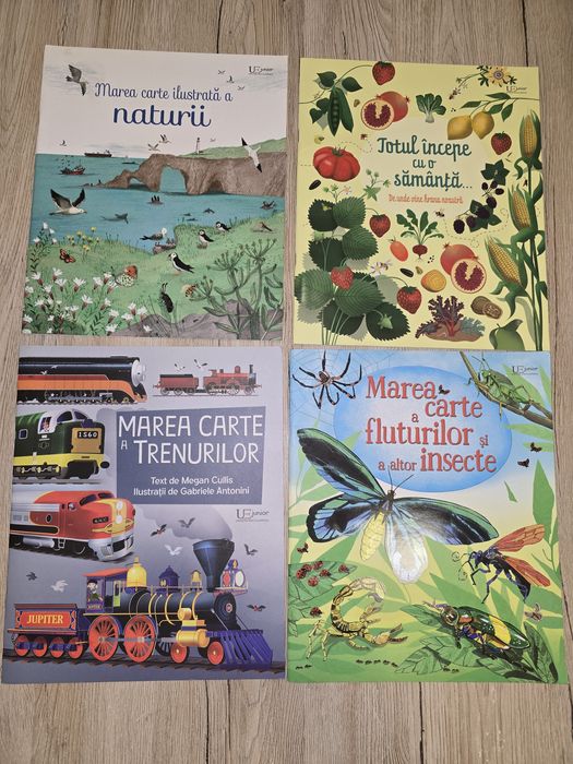 Set 4 cărți ilustrate pentru copii – UE Junior