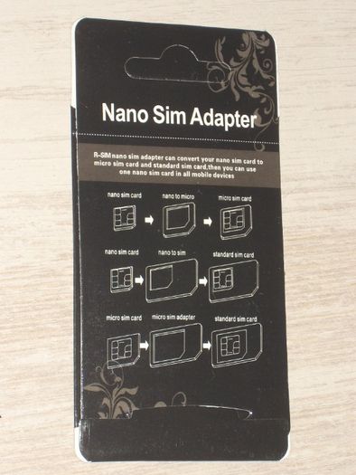 5 броя Nano Micro SIM Card Adapter Адаптер за сим карти комплект 4 в 1