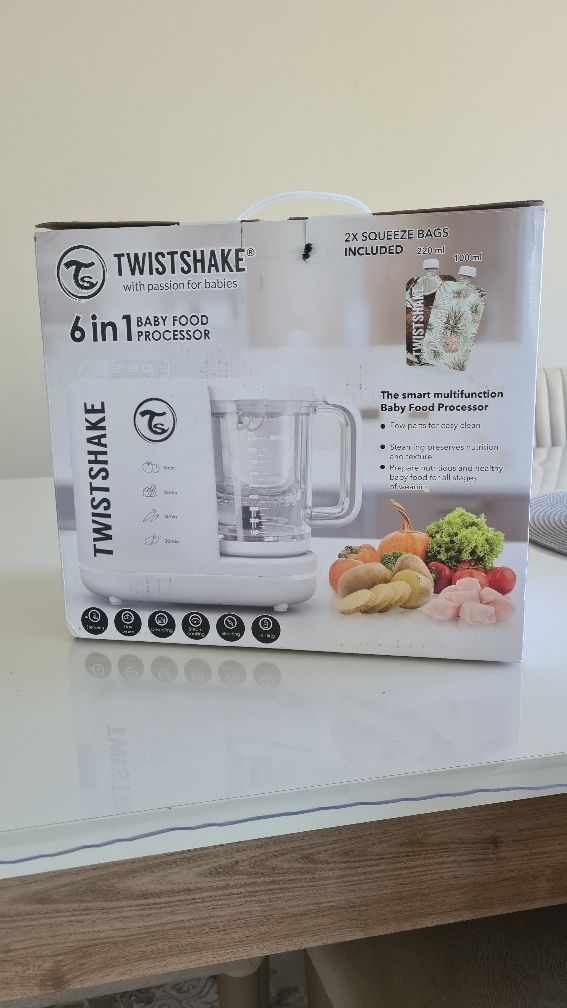 Уред за приготвяне на храна ТWISTSHAKE 6 in1 baby food processor