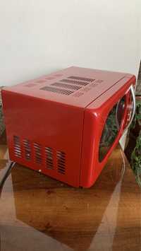 Ambiano Retro microwave red