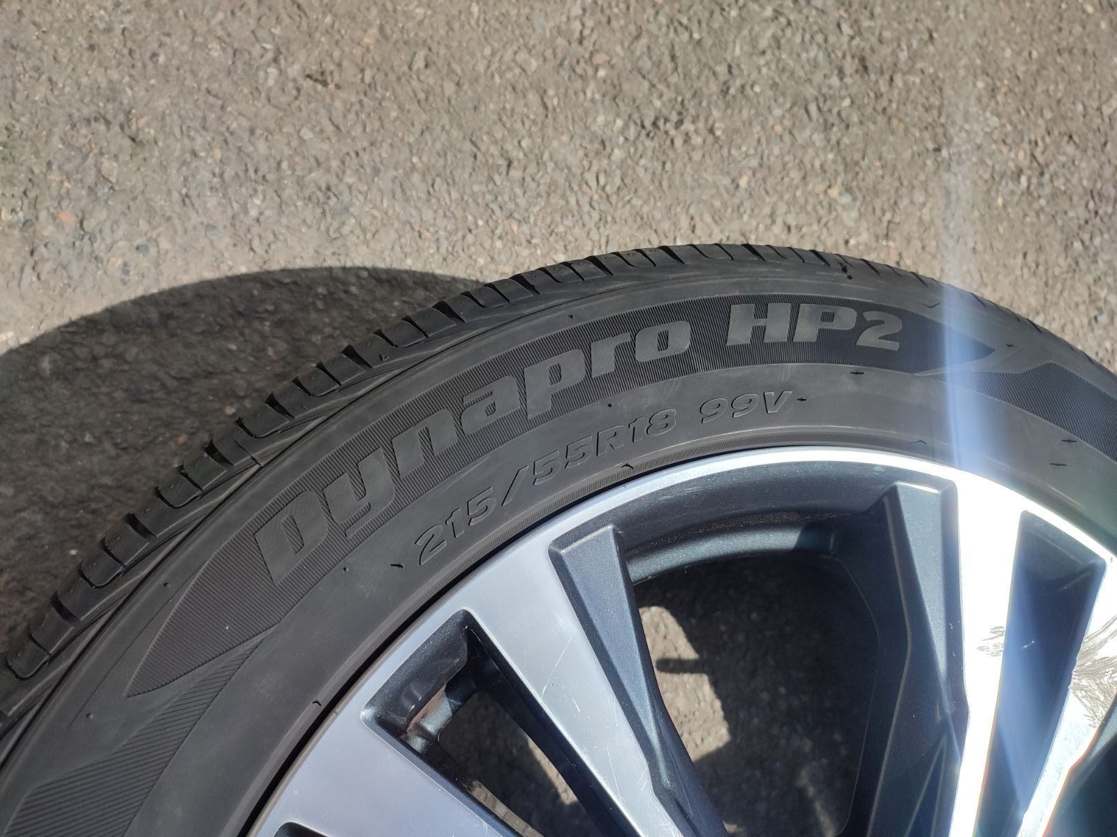 215/55/18" 4бр Hankook dynapro hp2,dot21г