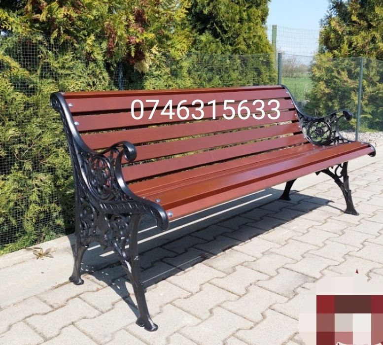 Banca parc din fontă