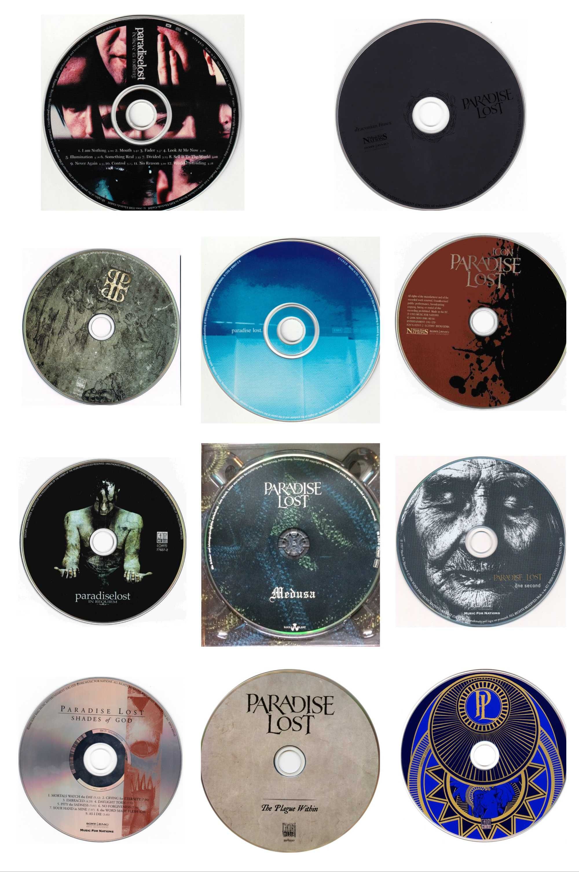 Paradise Lost - Discografie - Colectie CD