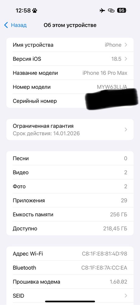 Айфон 16 про макс