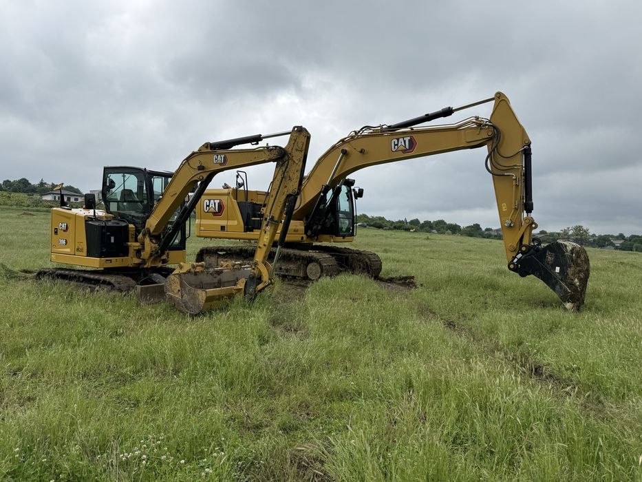 Excavator miniincarcator , compactor , canion