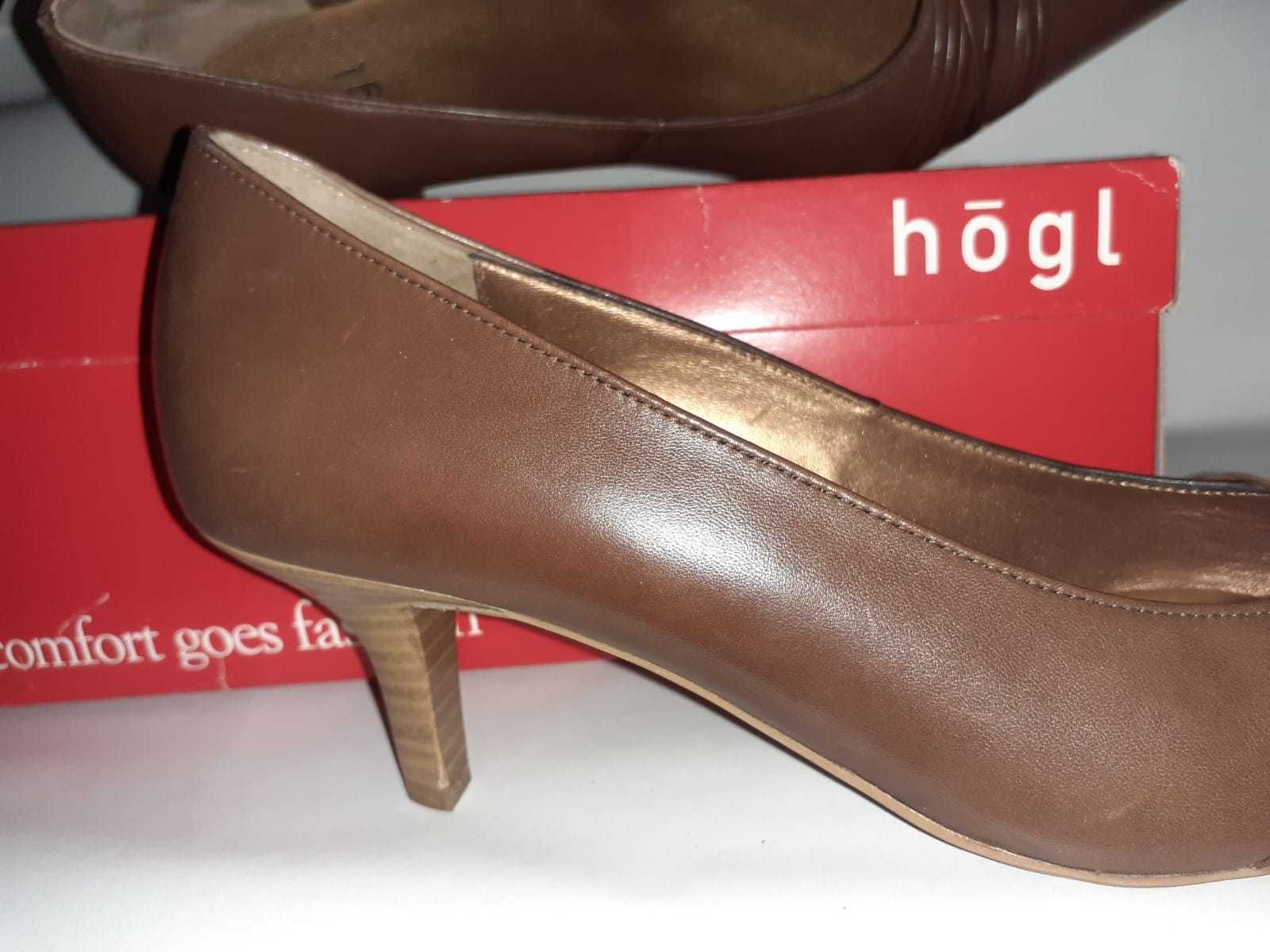 Pantofi toc dama, marca HÖGL, eleganti, ocazie, piele naturala.