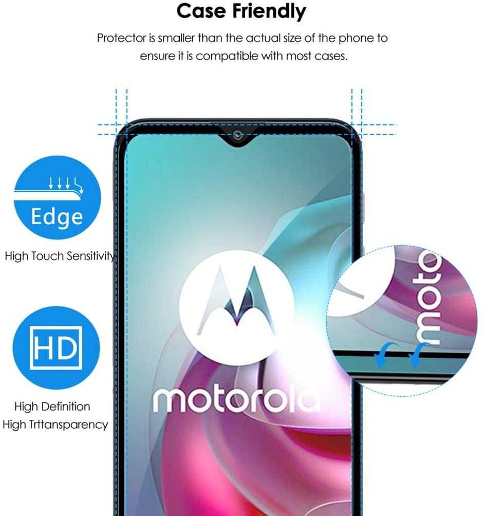 Закален стъклен протектор за Motorola Moto G50 G60 G72 E20 E40 и други