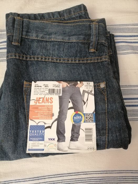 Мъжки нови дънки, размер 32,марката на Lidl