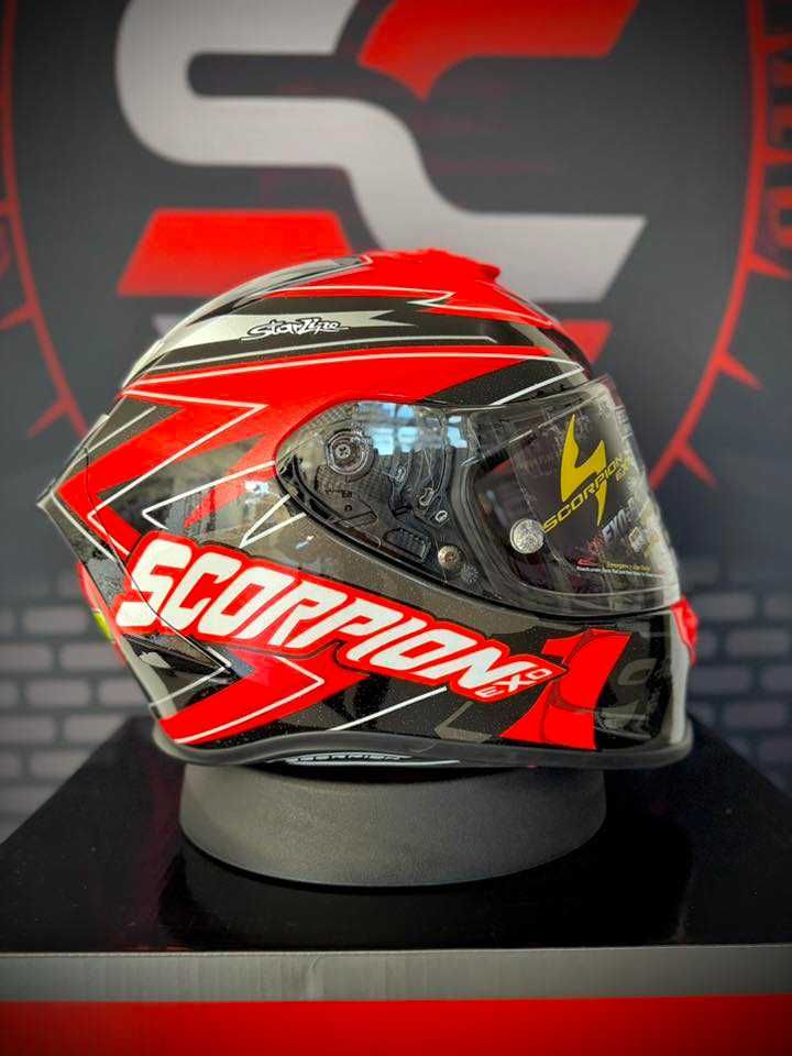 НОВА Каска Scorpion Exo-R1 Evo Air Alvaro Размер S