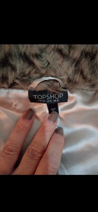 Blană animal print TOP SHOP