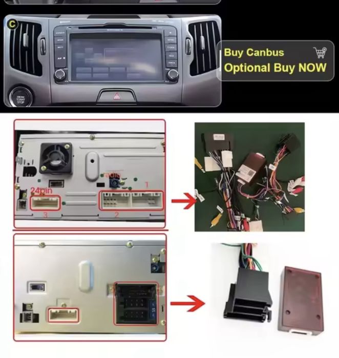 Navigație dedicată cu android Kia Sportage - CarPlay  ~ Pret redus