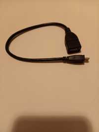 OTG Кабел micro USB (мъжко) към USB A ( женско)