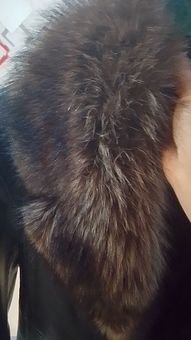 Кожанка натуральный мех из энот