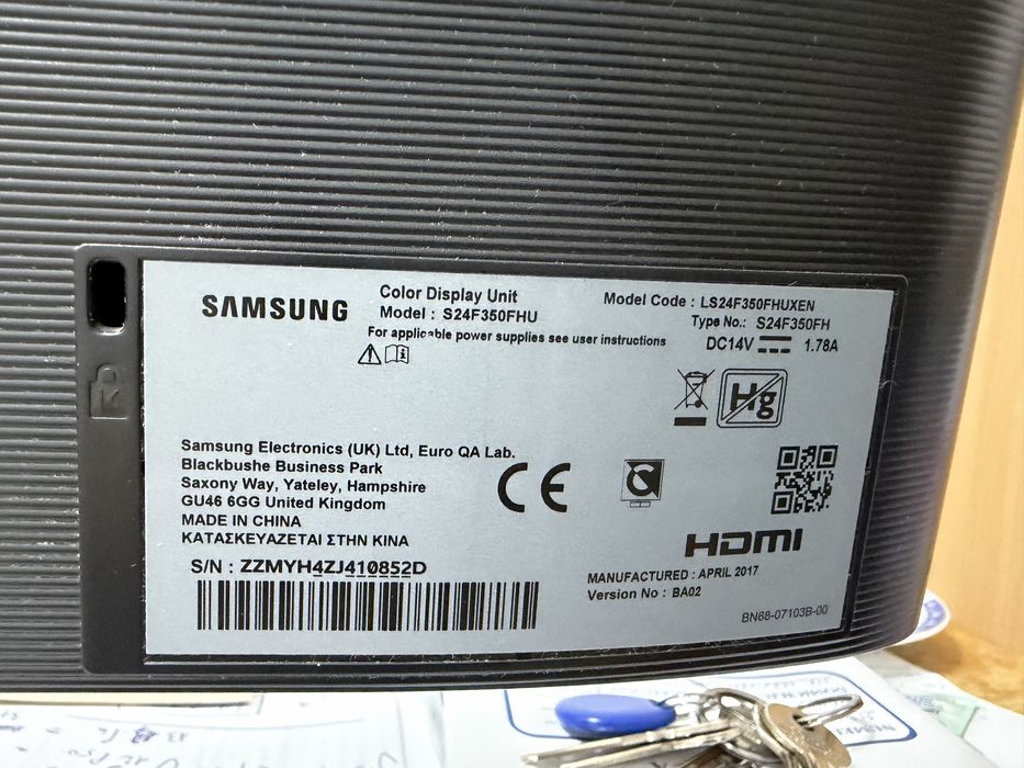 Monitor Samsung HDMI