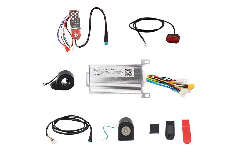 Kit display, controller 36V, cablu connector, maneta acceleratie