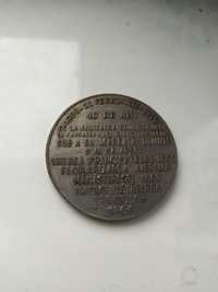 Medalie 1906 Alexandru Ioan Cuza 40 de ani de la abdicare