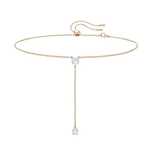 Vand pandantiv Swarovski Attract Y Pendant - Rose Gold