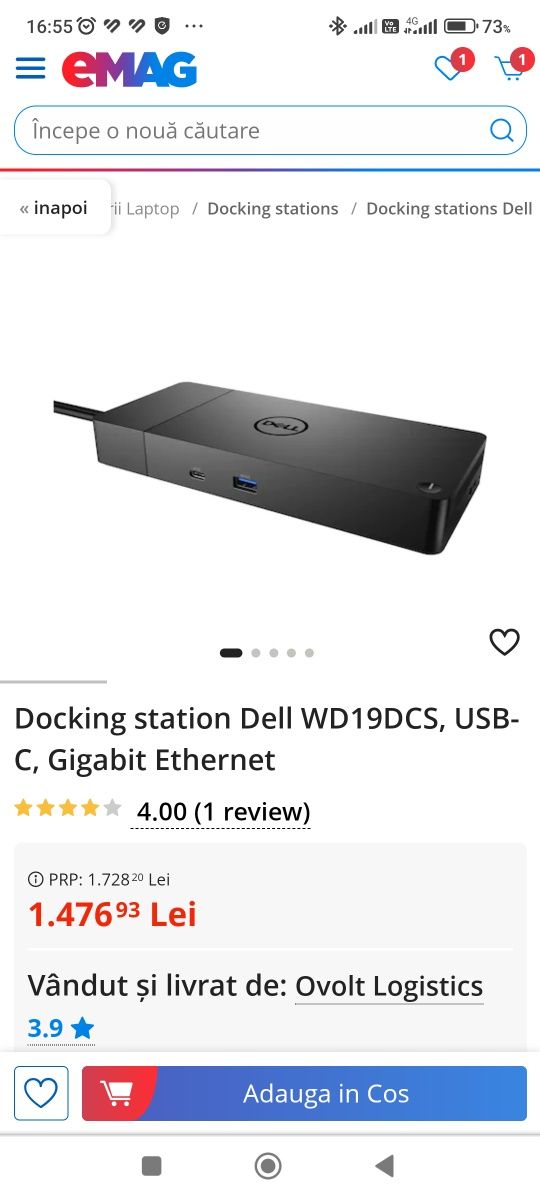 Docking Dell wd19dcs