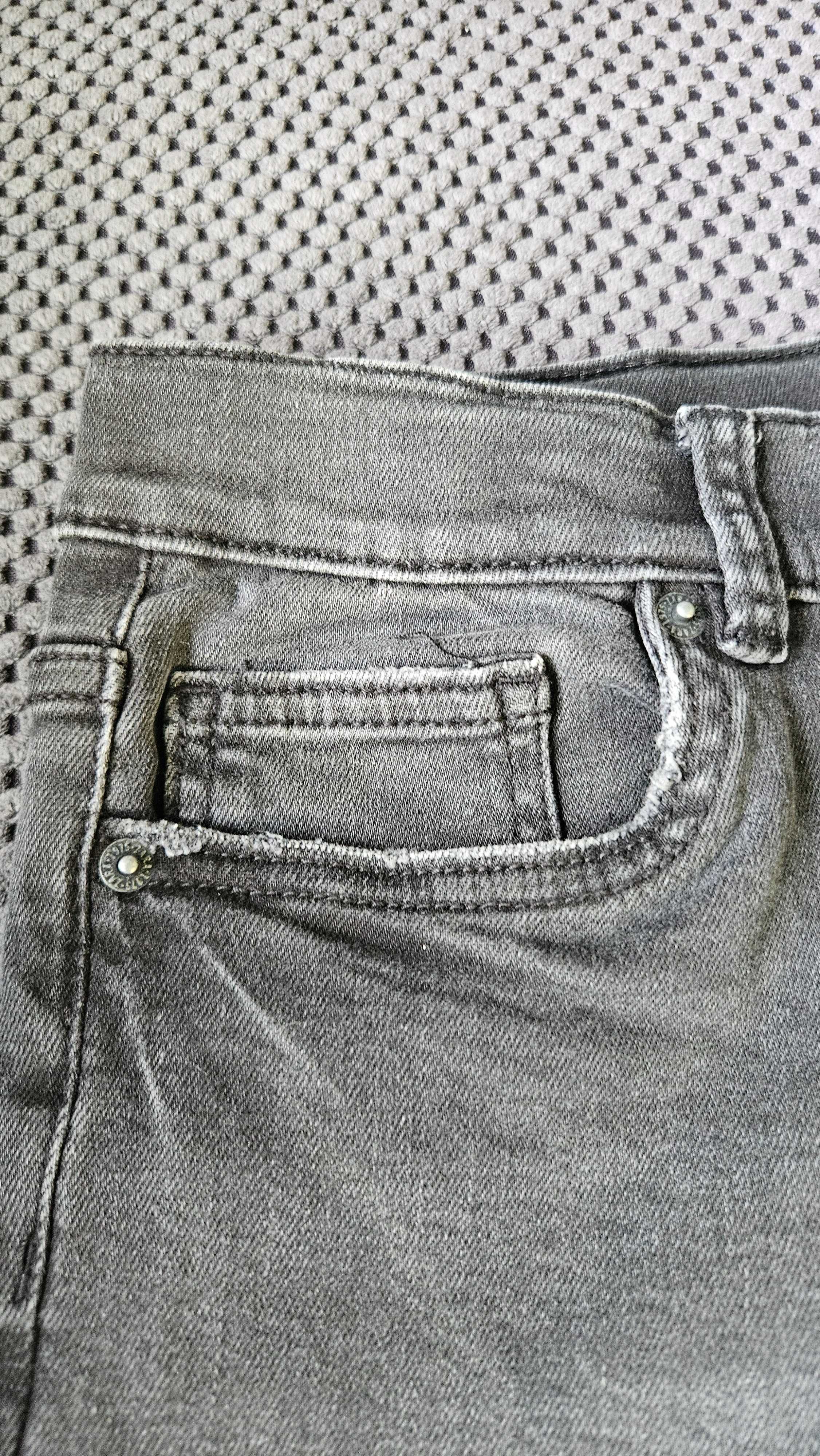 Детски дънки Zara, 164 cm, сиви