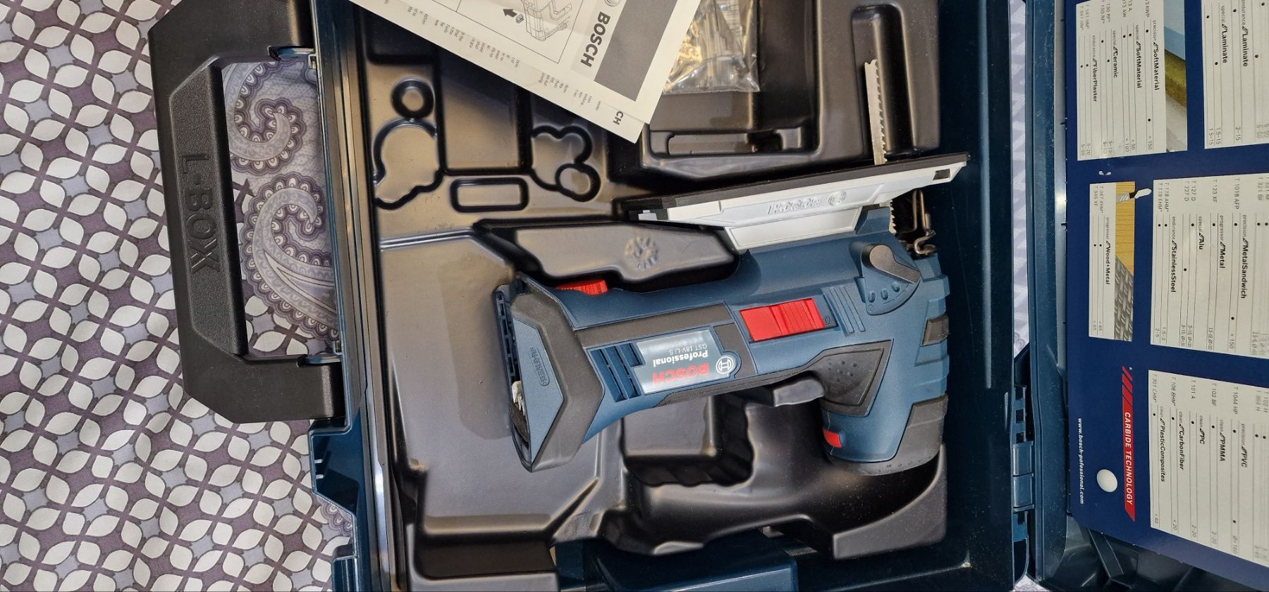 Зеге  Bosch GST 18 V-LI S неразличимо от ново!