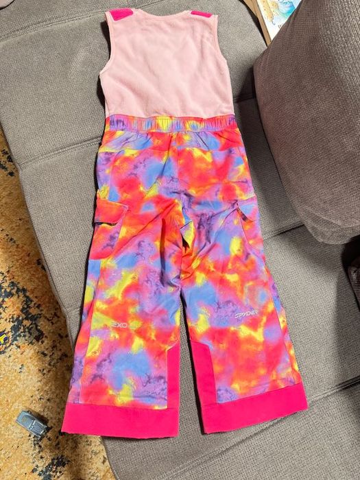 Детски Ски Сноуборд Панталон Spyder Girls Sparkle Pink, 4-7г. 94-115см