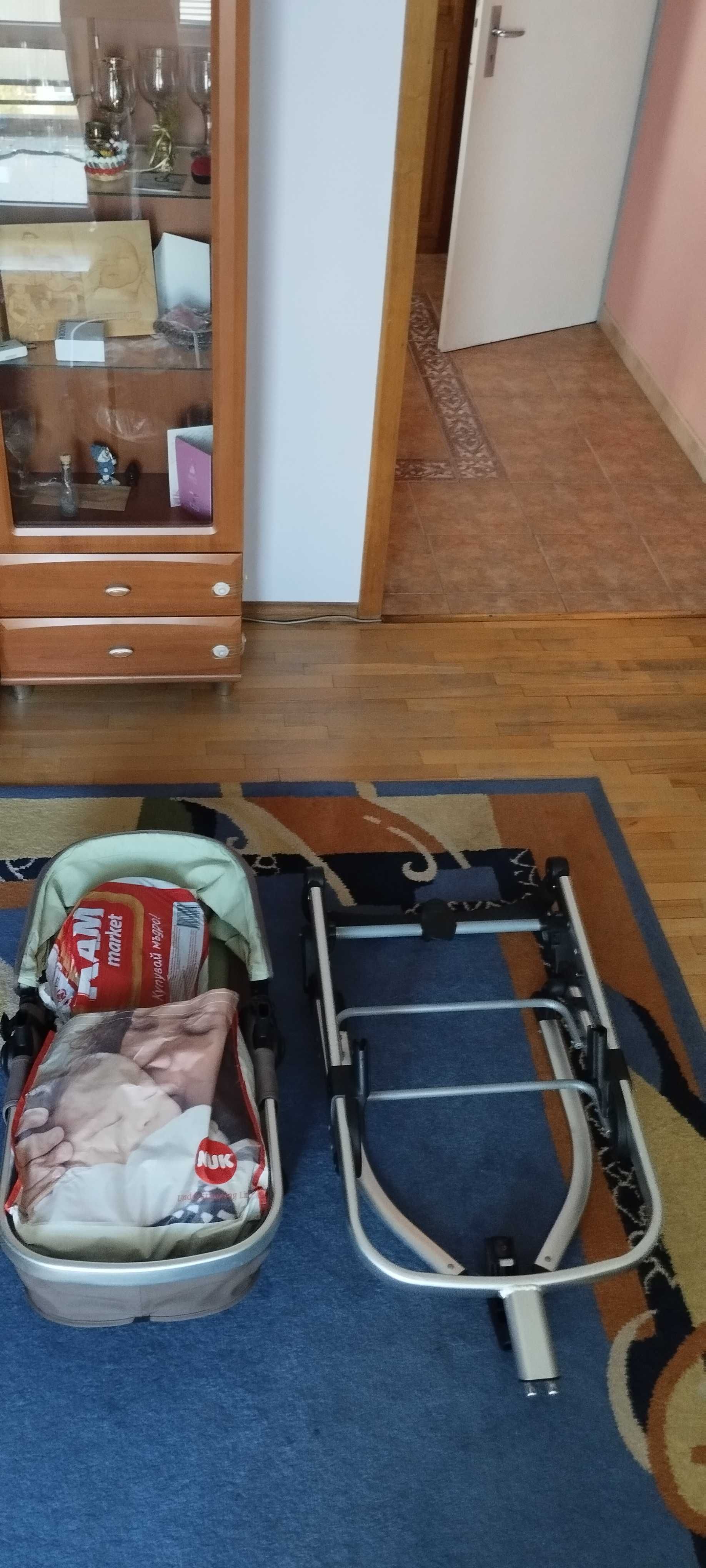 Детска количка Cangaroo sarah 3 in 1 + столче за кола