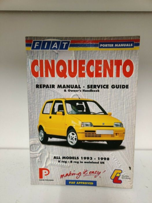 Manual auto Haynes Fiat Cinquecento 93-98 Punto 94-07, 500&Panda 04-12
