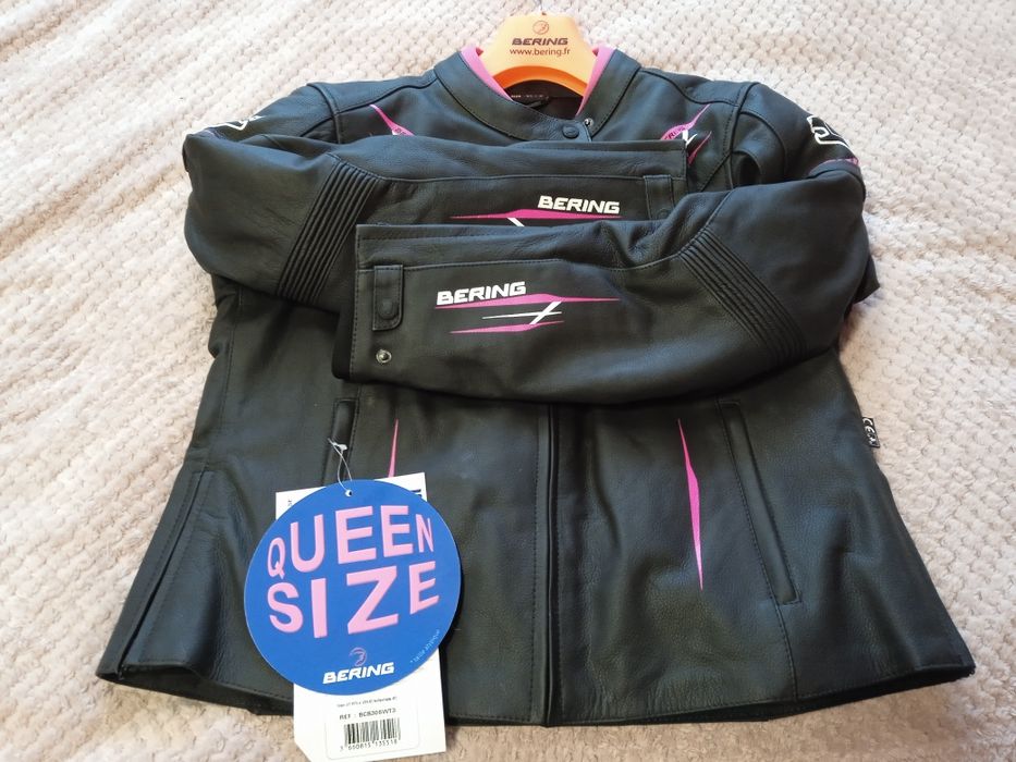 Дамско кожено мото яке Bering XL