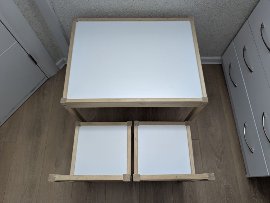 Детска маса с два стола LÄTT от IKEA