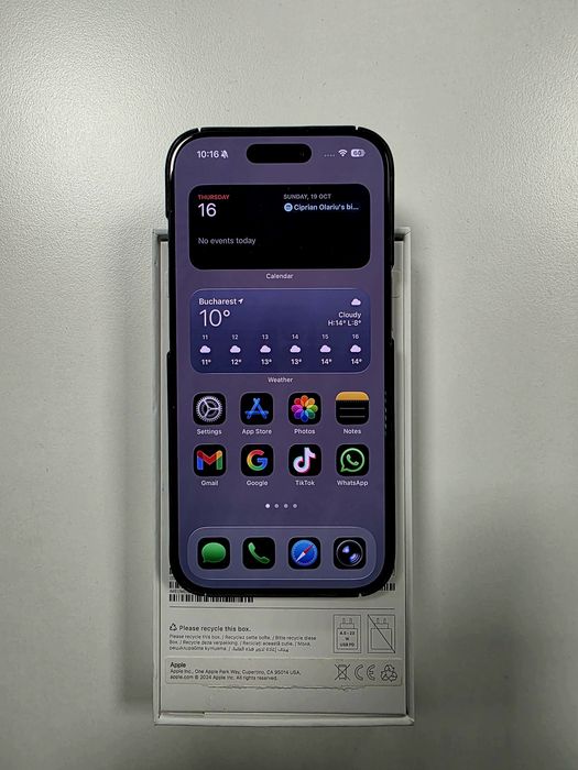 iPhone 16 Pro – 128 GB – Black Titanium